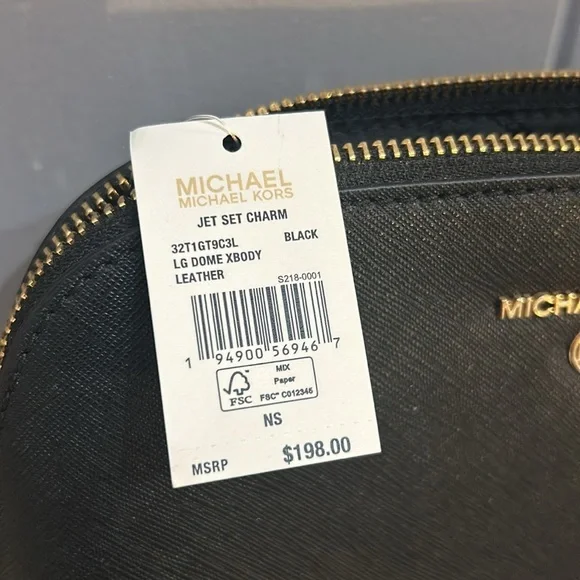 NWT MICHAEL KORS • Jet Set Charm Purse • Black - Picture 2 of 8